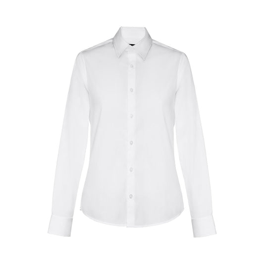 Camisa Popelina Manga Comprida para Senhora THC Paris Women WH - Branca