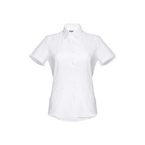 Camisa Oxford de Senhora THC London Manga Curta Branca