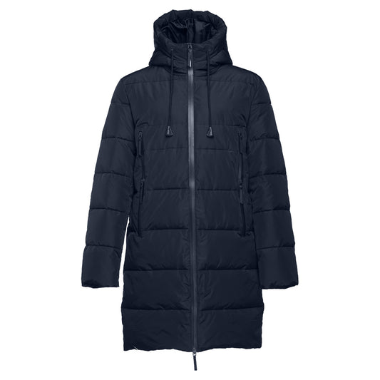 THC BRUSSELS Parka longa unissexo acolchoada