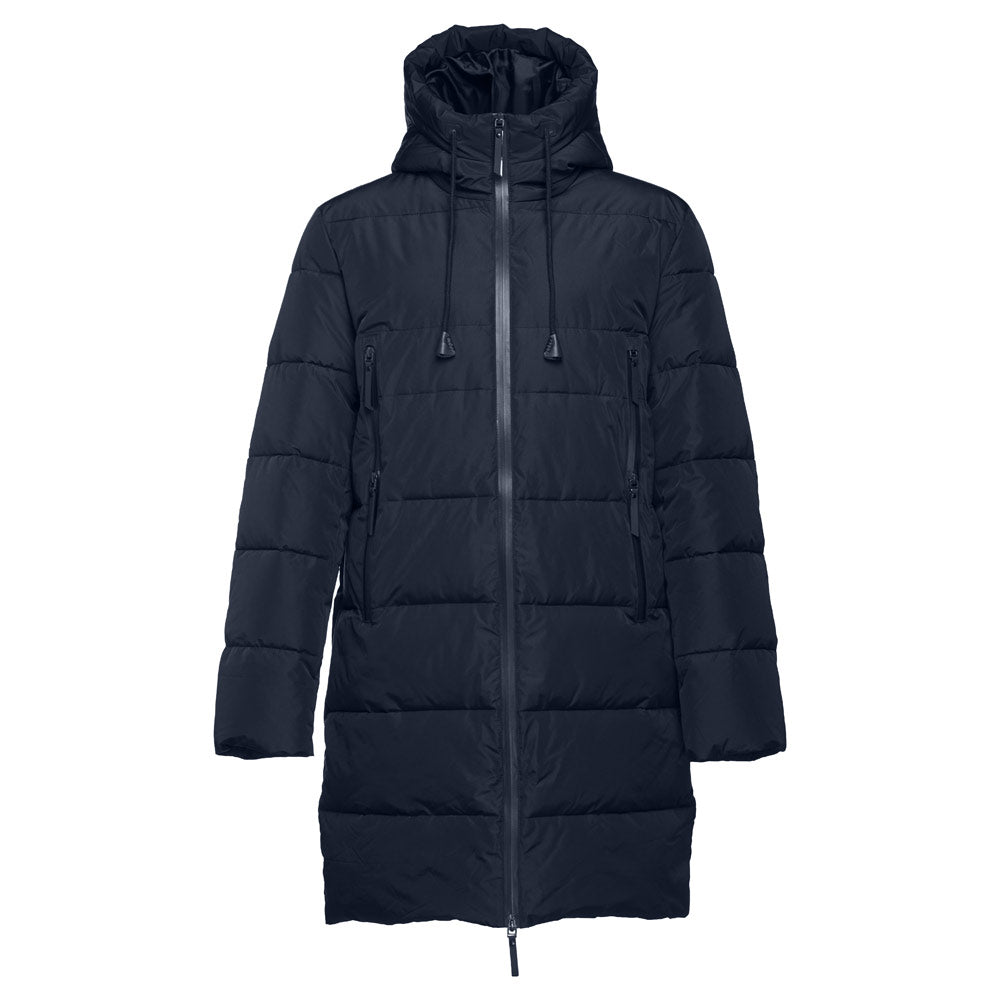 THC BRUSSELS Parka longa unissexo acolchoada