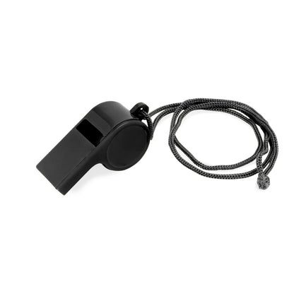 Apito de Plástico Branco com Cordão
