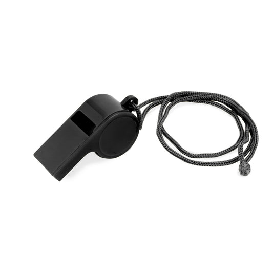 Apito de Plástico Branco com Cordão