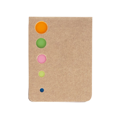 Mini Notas Pegajosas Ecológicas com Tampa