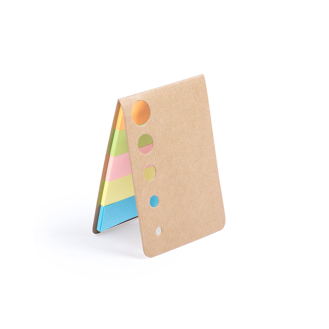 Mini Notas Pegajosas Ecológicas com Tampa