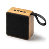 Altifalante Bluetooth em Bambu e Tecido Compacto