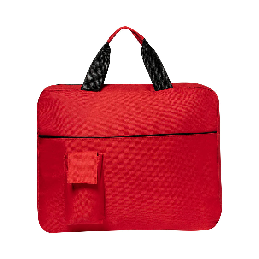 Bolsa de Documentos com Zíper em Poliéster 600D