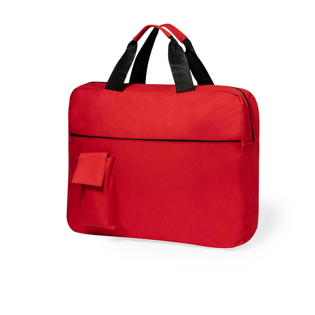 Bolsa de Documentos com Zíper em Poliéster 600D