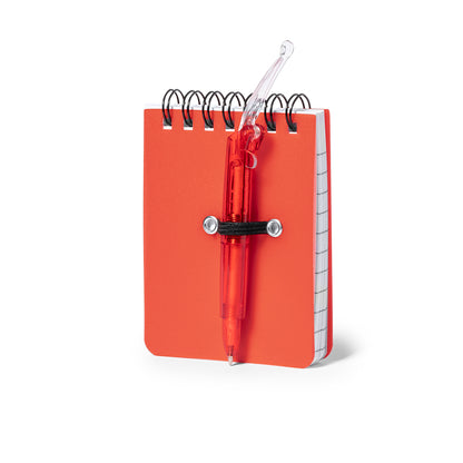 Mini Anel de Notebook Colorido com Caneta