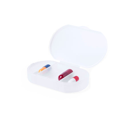 Caixa de Comprimidos Translúcida com 3 Compartimentos