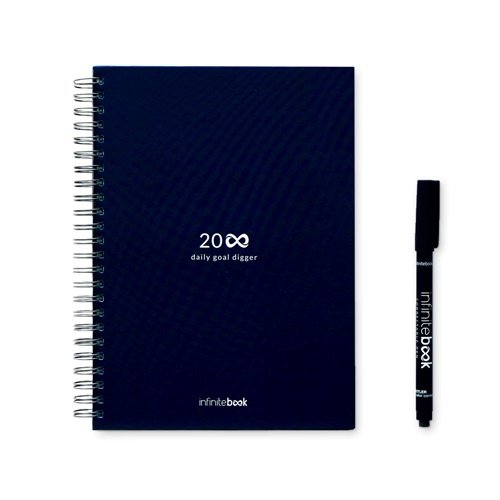 Starter Kit Infinite Planner A5 com Diário Reutilizável e Acessórios