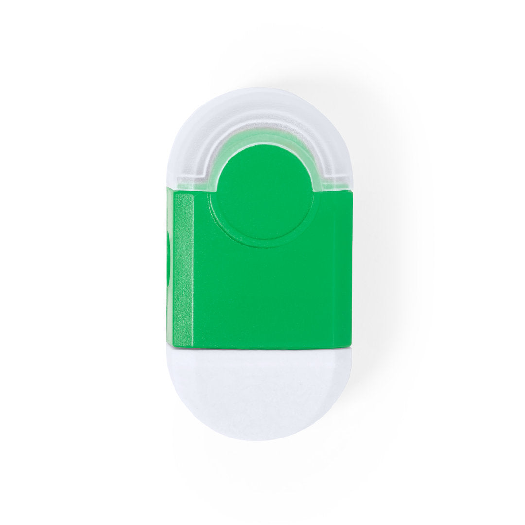 Conjunto de Borracha e Apontador Brilhantes