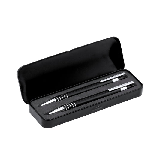 Conjunto de Caneta e Lápis Mecânico Bicolor