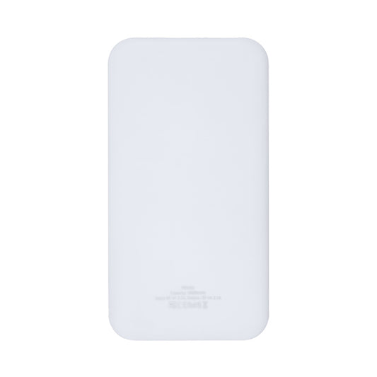 Powerbank de Plástico 10000mAh com Luz LED