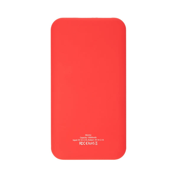 Powerbank de Plástico 10000mAh com Luz LED