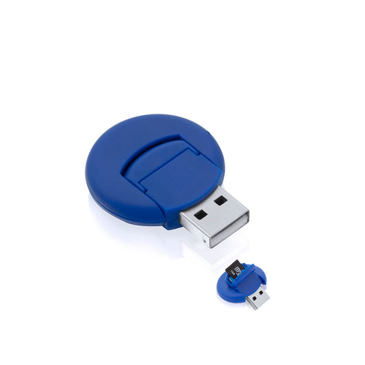 Leitor de Cartões Rotativo Circular USB 2.0