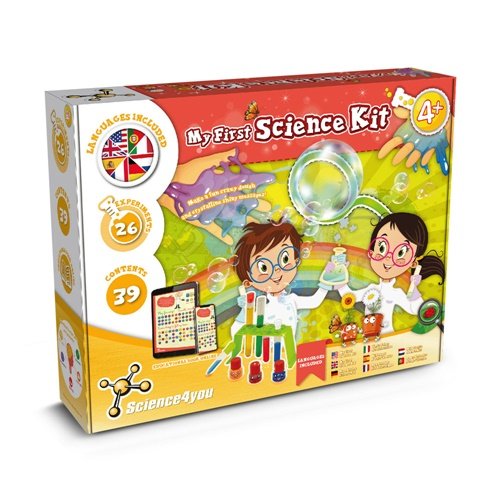My First Science Kit I – Brinquedo Didático com 39 Itens e 26 Experiências