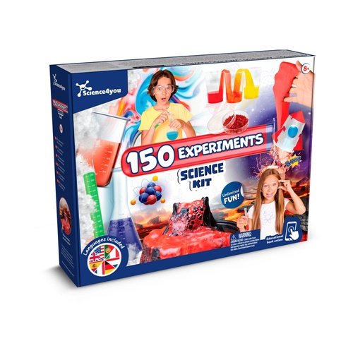 Kit Didático 6 em 1 Ciências - 150 Experiências para Crianças