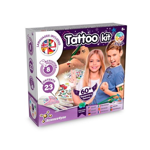 Tattoo Factory Kit I – Jogo Educativo para Tatuagens Temporárias
