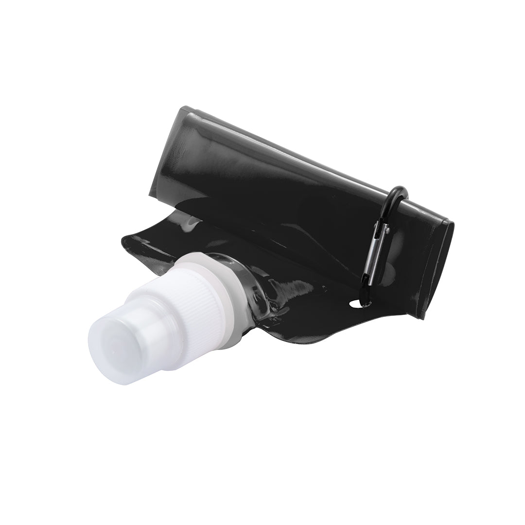 Garrafa PET 400ml Flexível com Mosquetão