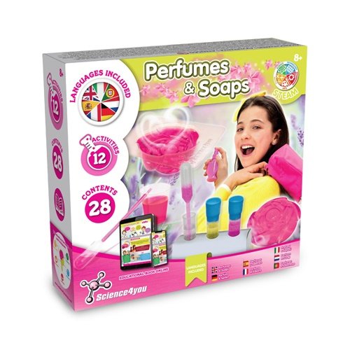 Kit Fábrica de Perfumes e Sabonetes – Jogo Didático para Crianças