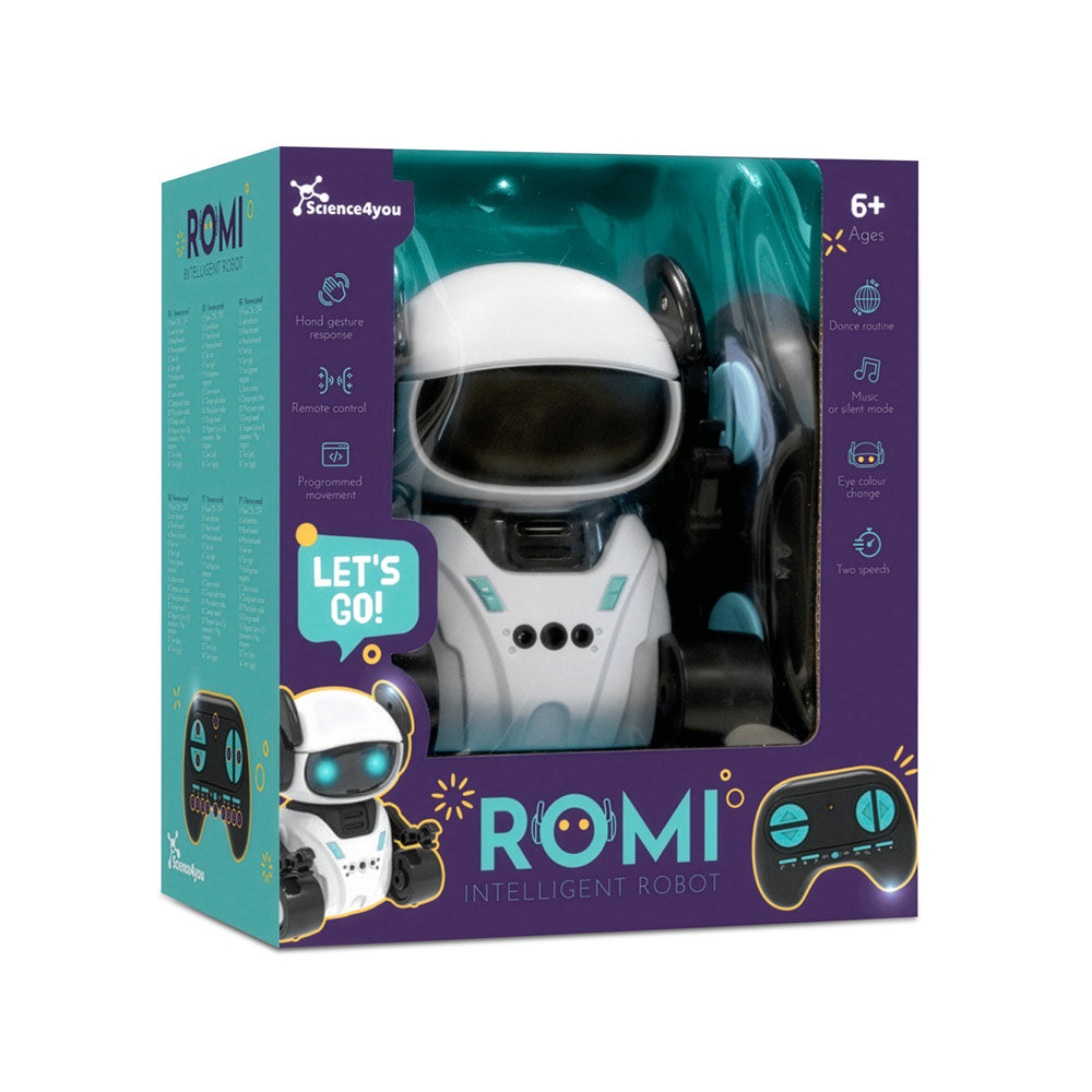 Romi Intelligent Robot - Brinquedo Didático Interativo para Crianças