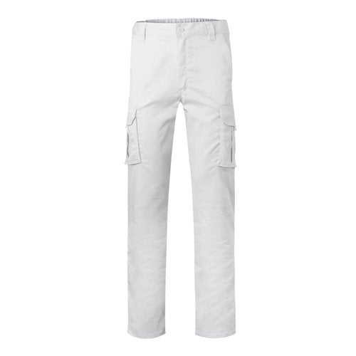 Calças Stretch Multibolsos Slim Fit em Algodão e EME (290g/m²)