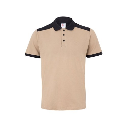 Polo piqué stretch bicolor de manga curta VL VELES (200g/m²)