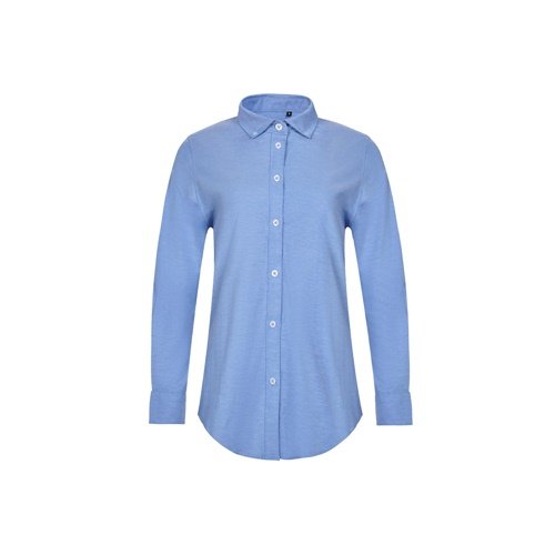 Camisa Oxford Feminina VL Prithvi em Algodão, Poliéster e Elastano