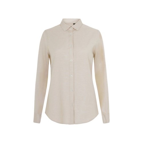 Camisa Oxford Feminina VL Prithvi em Algodão, Poliéster e Elastano
