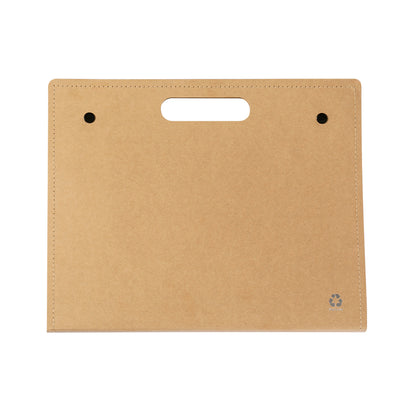 Pasta Ecológica com Fechamento Duplo e Alças Confortáveis