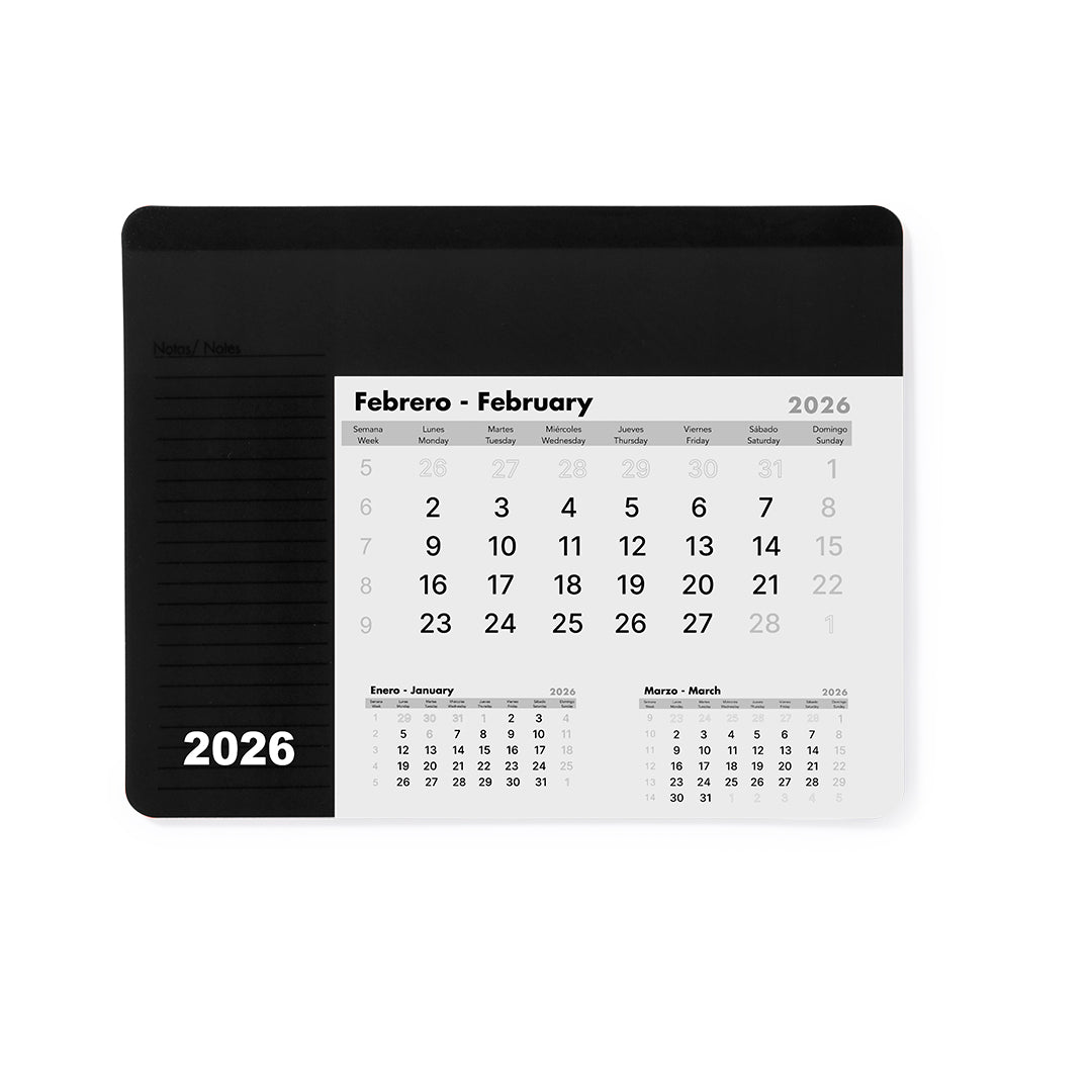 Alfombrilha Calendário Rendux Colorida e Antideslizante