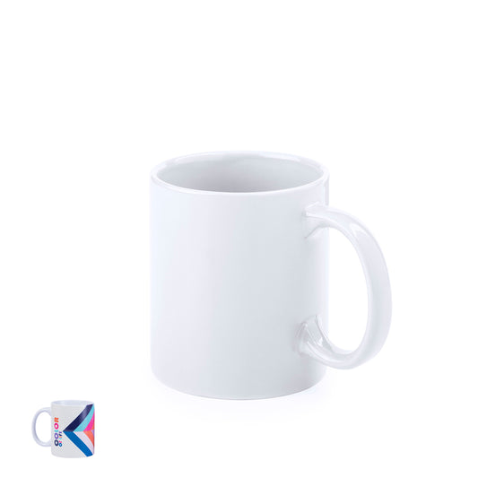 Caneca de Cerâmica Branca para Sublimação 350ml