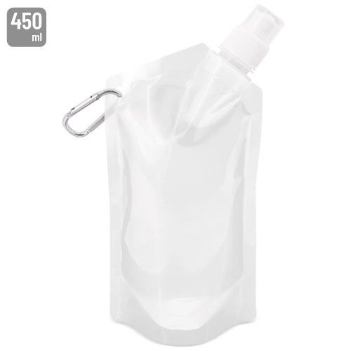 Bidão Plegável com Mosquetão 450ml