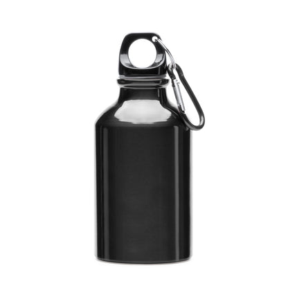 Garrafa de Alumínio Branca 500ml com Mosquetão