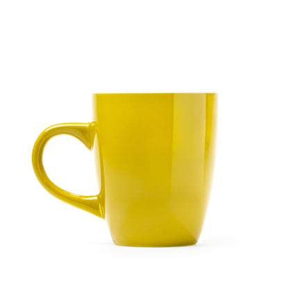 Caneca de Cerâmica Preta 350ml com Alça Confortável