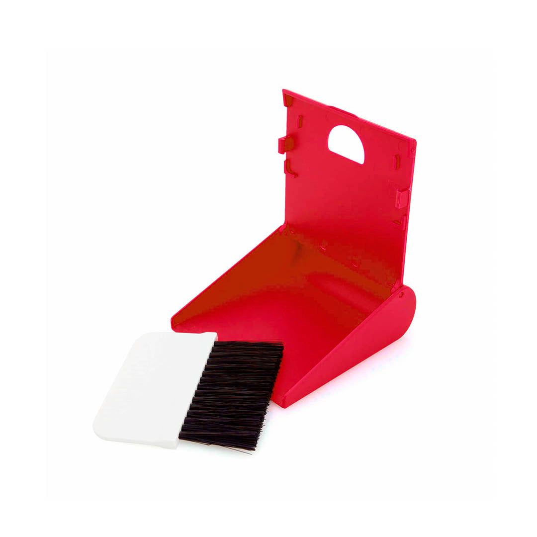 Mini Conjunto de Limpeza Dobrável com Escova e Pó