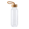 Garrafa de Vidro com Tampa de Bambu 500ml