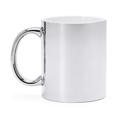 Caneca de Cerâmica Branca 350ml com Acabamento Brilhante