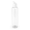 Garrafa Plástica Transparente 500ml com Tampa Branca