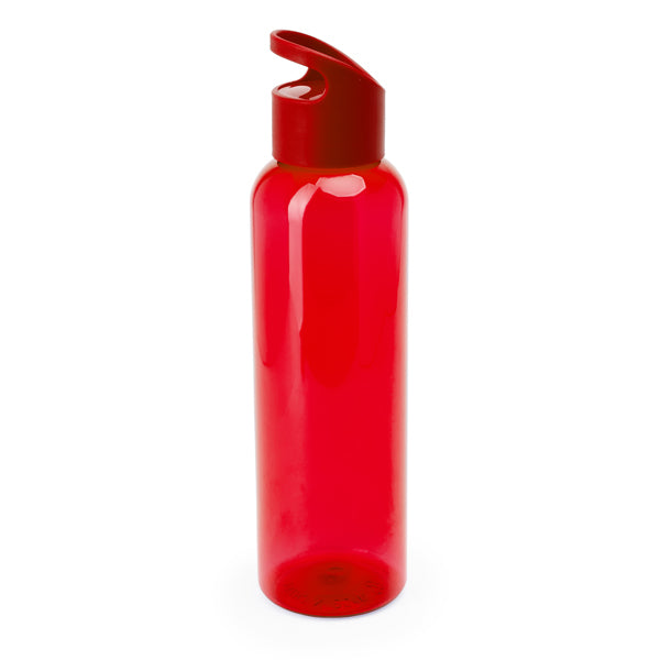 Garrafa Plástica Transparente 500ml com Tampa Branca