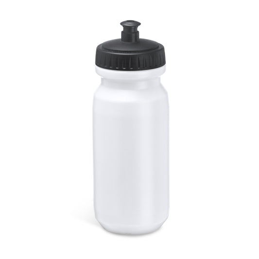 Garrafa Plástica Branca 620ml com Tampa de Pressão
