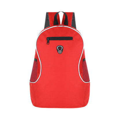 Mochila Colorida de Poliéster 600D com Bolsos