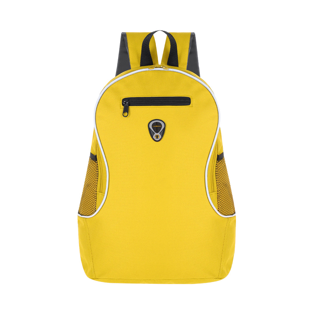 Mochila Colorida de Poliéster 600D com Bolsos