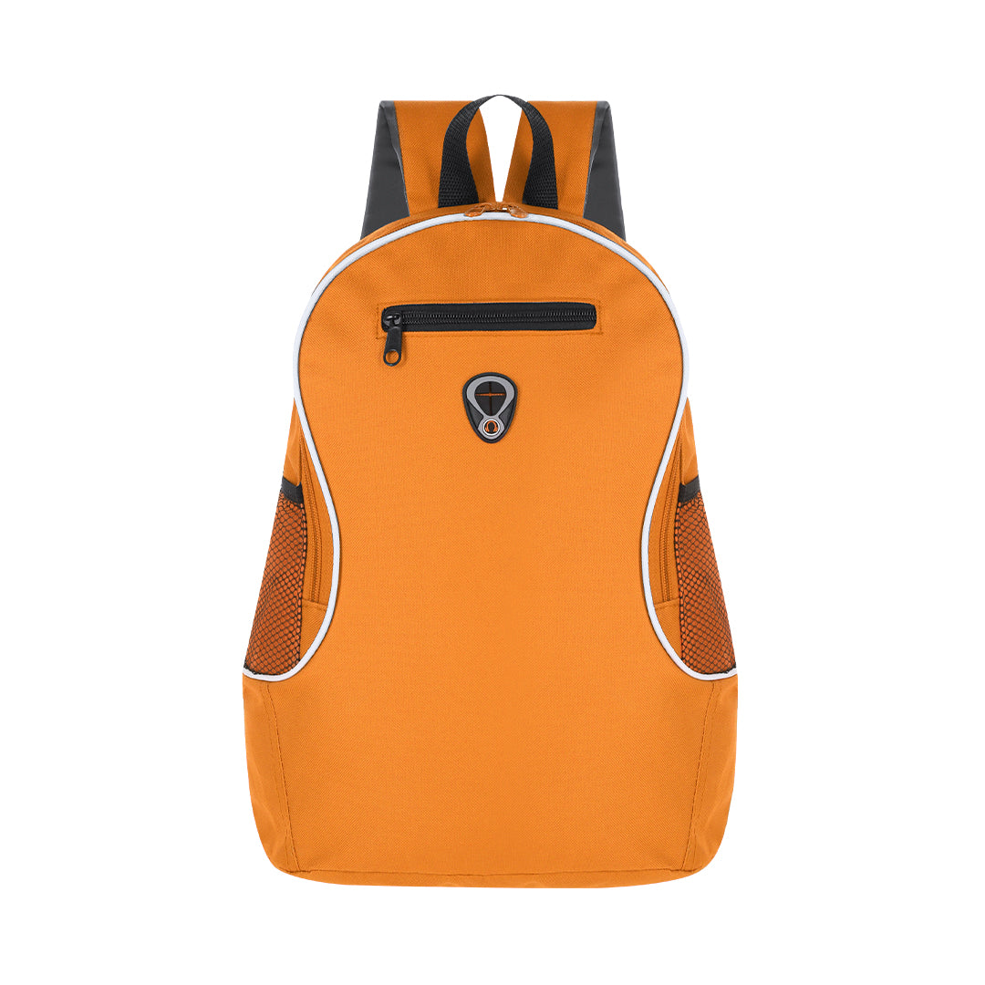 Mochila Colorida de Poliéster 600D com Bolsos