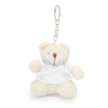 Urso de Peluche em Miniatura com Chaveiro de Pelúcia