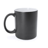 Caneca de Cerâmica Preta 350ml com Interior Colorido
