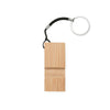 Chaveiro em Bambu com Cordão de Segurança