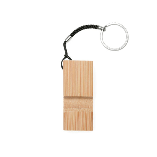 Chaveiro em Bambu com Cordão de Segurança