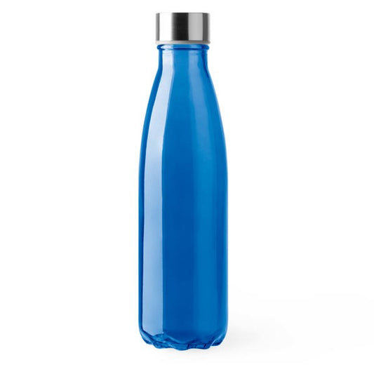 Garrafa em Tritan 600ml Azul com Tampa de Rosca