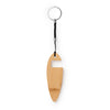 Chaveiro em Bambu com Design de Prancha de Surf